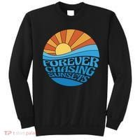 Forever Chasing Sunsets Retro Sweatshirt thumb 0