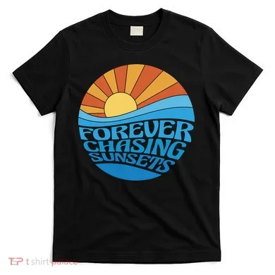 Forever Chasing Sunsets Retro T-Shirt
