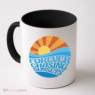 Forever Chasing Sunsets Retro Coffee Mug
