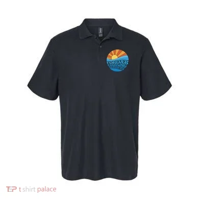 Forever Chasing Sunsets Retro Polo