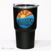 Forever Chasing Sunsets Retro Tumbler thumb 0