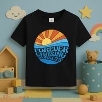 Forever Chasing Sunsets Retro Toddler T-Shirt thumb 3