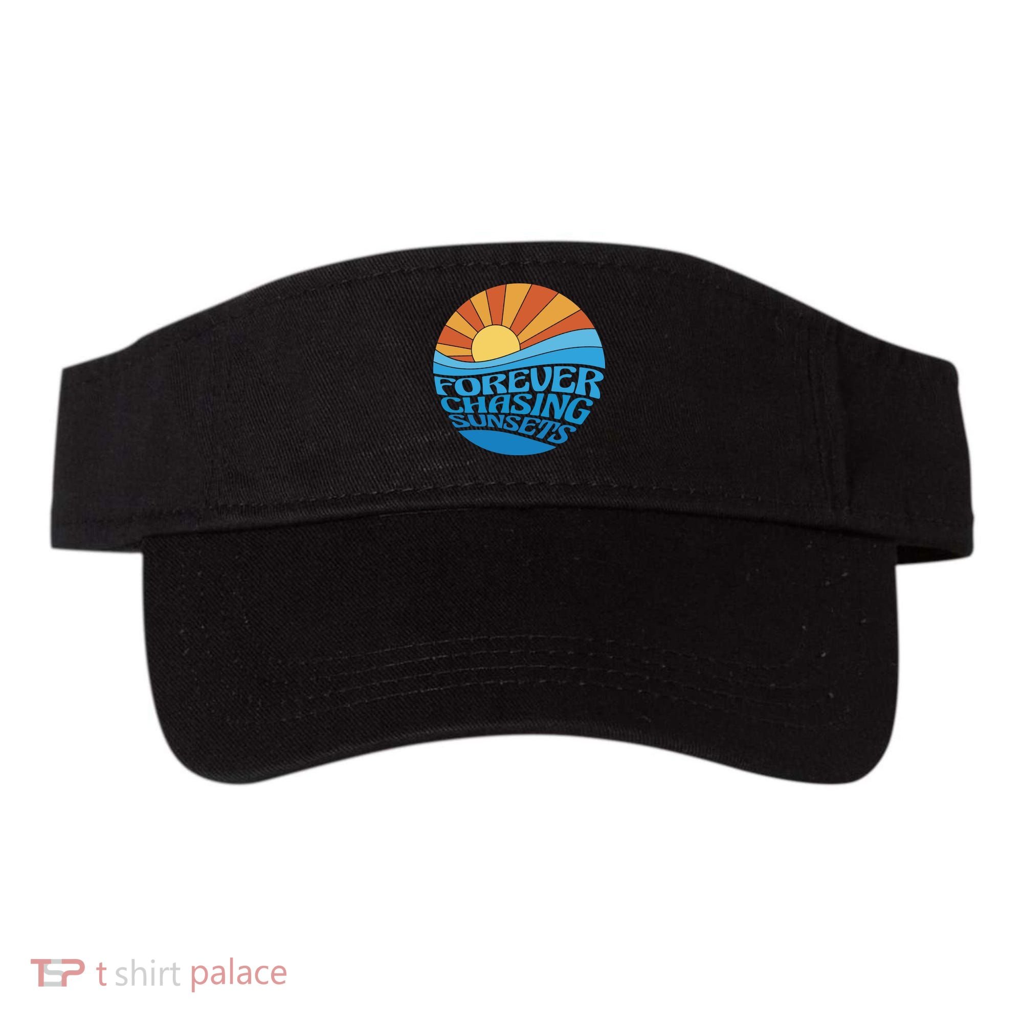 Forever Chasing Sunsets Retro Visor