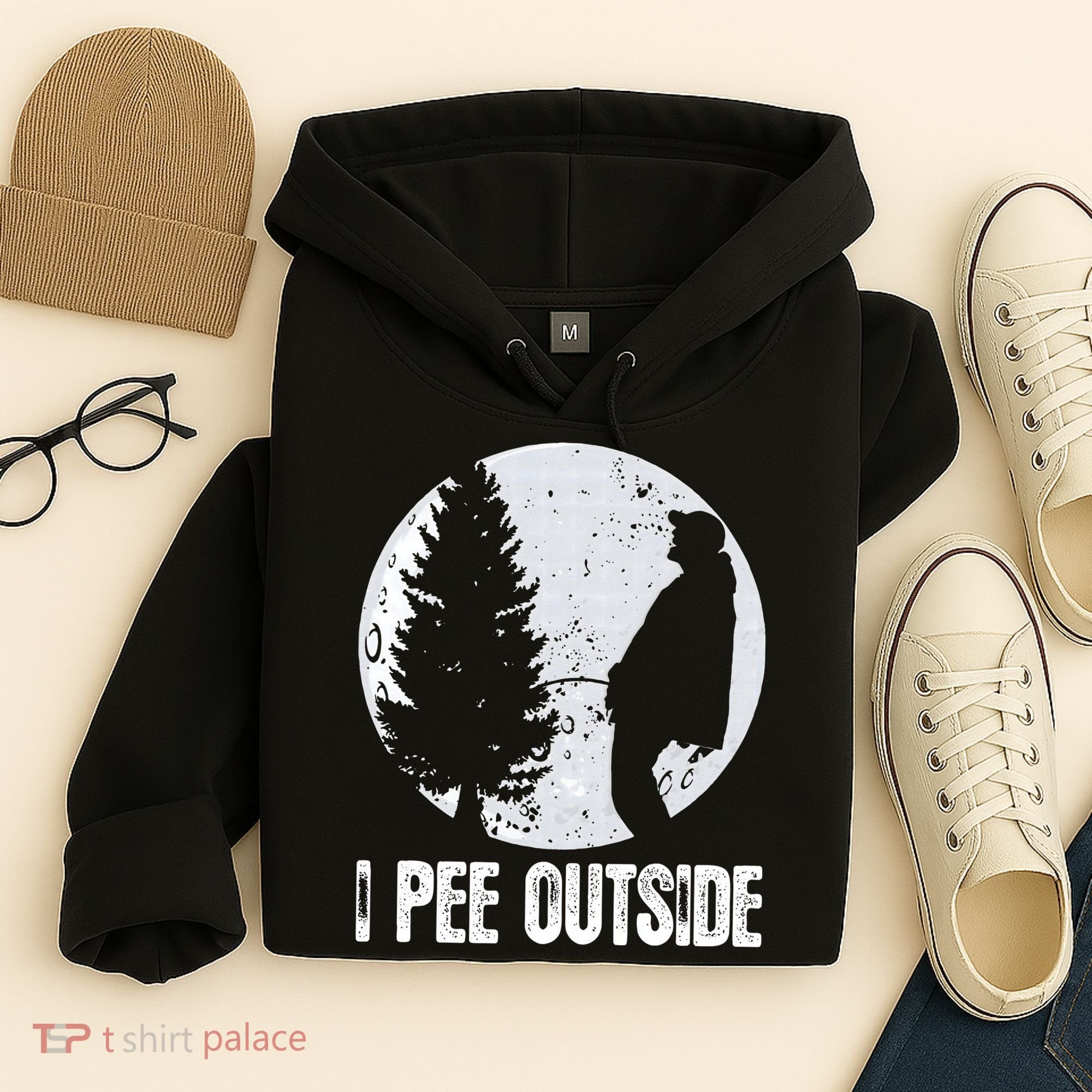 Funny Camping S For Men I Pee Outside Inappropriate Hoodie