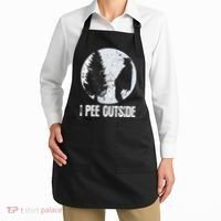 Funny Camping S For Men I Pee Outside Inappropriate Apron thumb 2