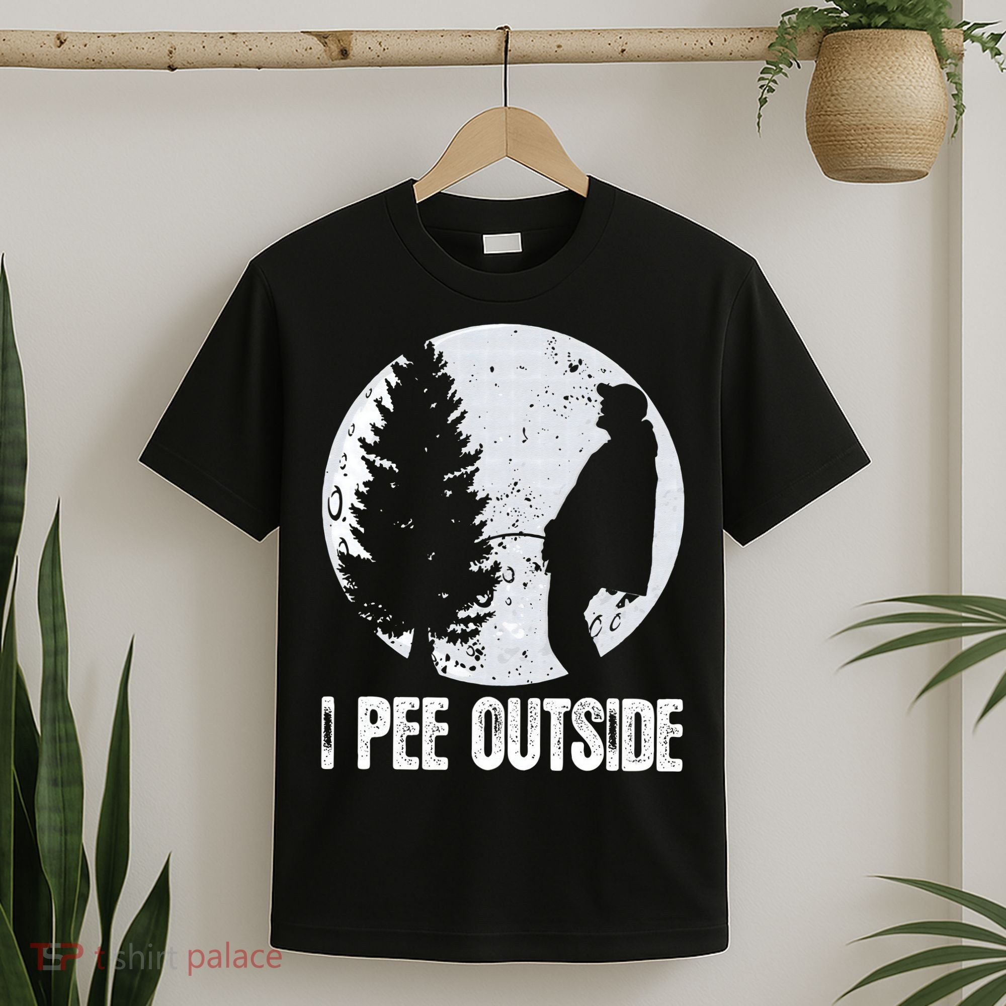 Funny Camping S For Men I Pee Outside Inappropriate T-Shirt