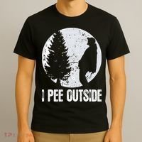 Funny Camping S For Men I Pee Outside Inappropriate T-Shirt thumb 3
