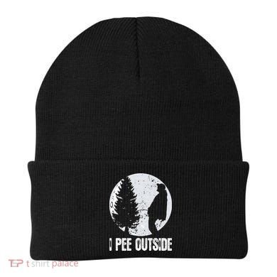 Funny Camping S For Men I Pee Outside Inappropriate Beanie