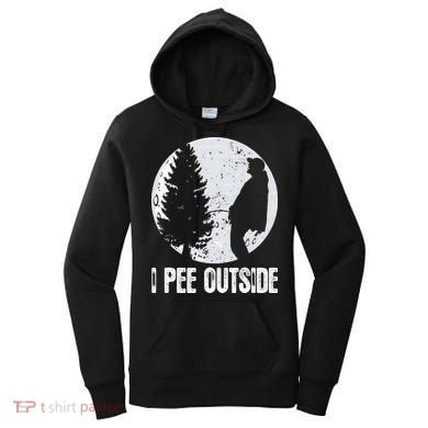 Funny Camping S For Men I Pee Outside Inappropriate Women's Hoodie