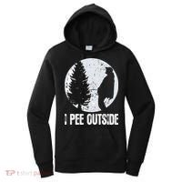Funny Camping S For Men I Pee Outside Inappropriate Women's Hoodie thumb 0