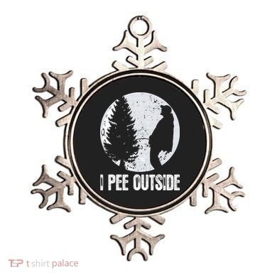 Funny Camping S For Men I Pee Outside Inappropriate Ornament