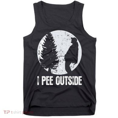 Funny Camping S For Men I Pee Outside Inappropriate Tank Top
