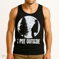 Funny Camping S For Men I Pee Outside Inappropriate Tank Top thumb 3