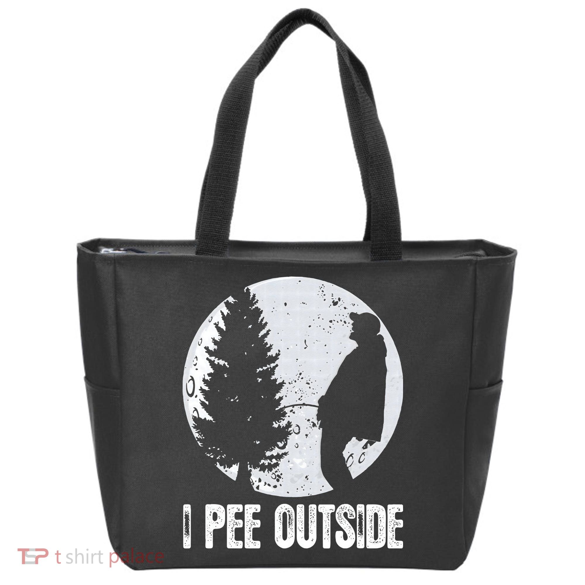 Funny Camping S For Men I Pee Outside Inappropriate Tote Bag