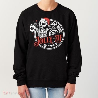 Funny Christmas Skeleton Women's Sweatshirt