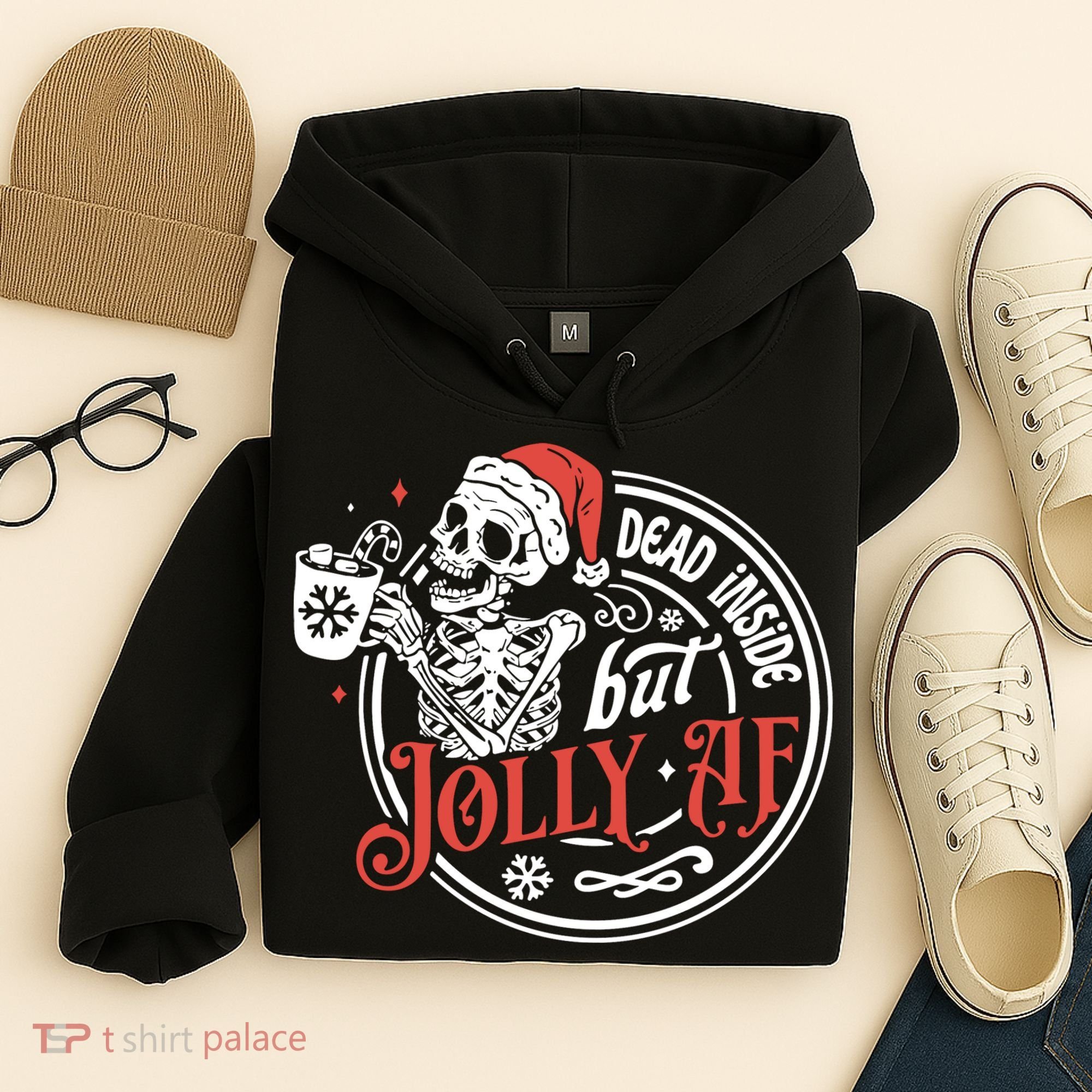 Funny Christmas Skeleton Hoodie