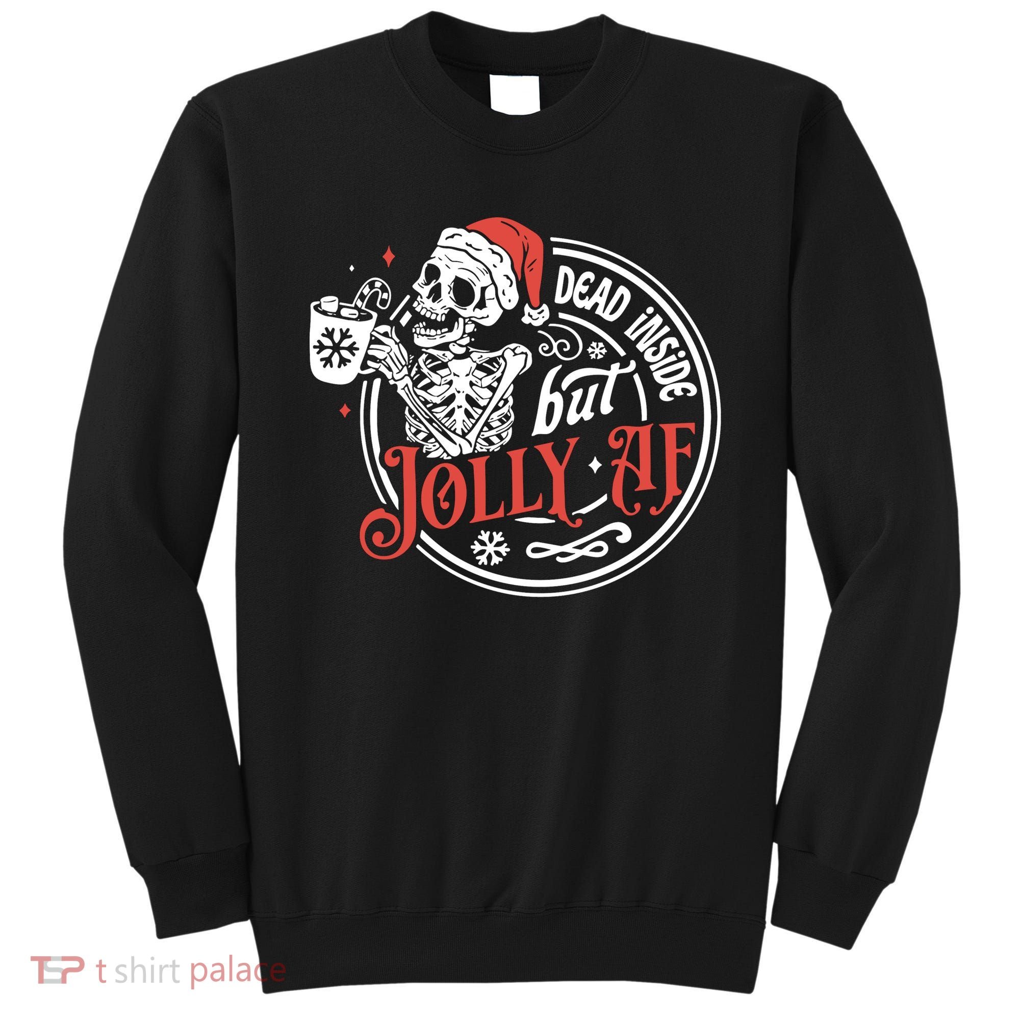 Funny Christmas Skeleton Sweatshirt