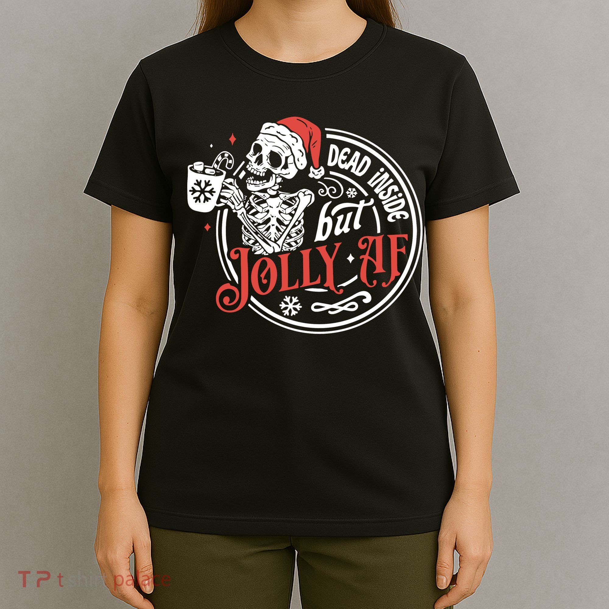 Funny Christmas Skeleton T-Shirt