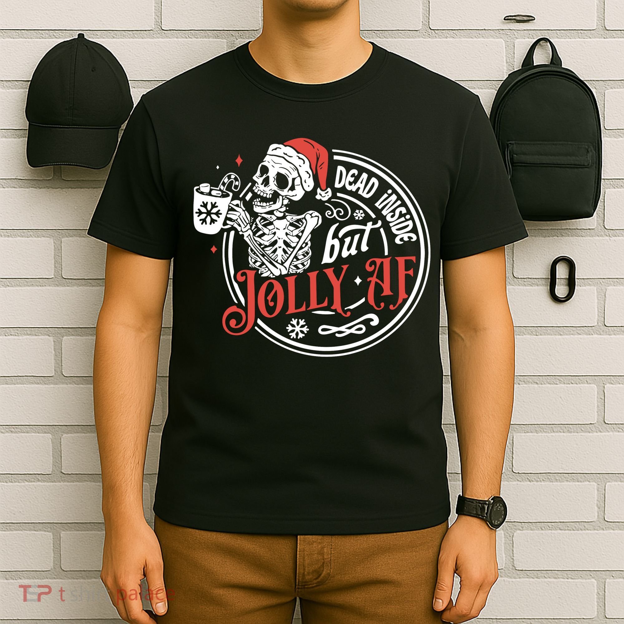 Funny Christmas Skeleton T-Shirt