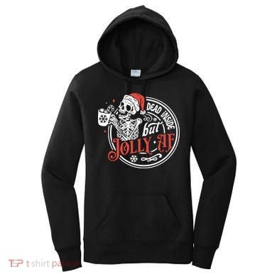 Funny Christmas Skeleton Women's Hoodie