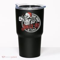 Funny Christmas Skeleton Tumbler thumb 0