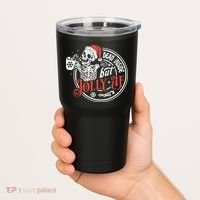 Funny Christmas Skeleton Tumbler thumb 2