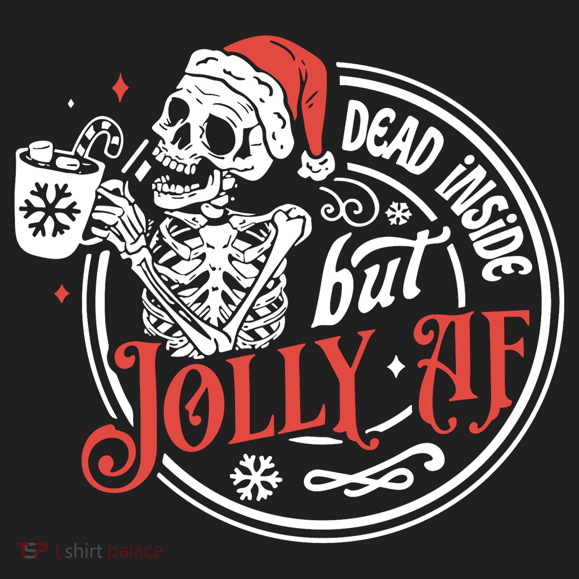 Funny Christmas Skeleton Tumbler