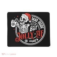 Funny Christmas Skeleton Mousepad thumb 0