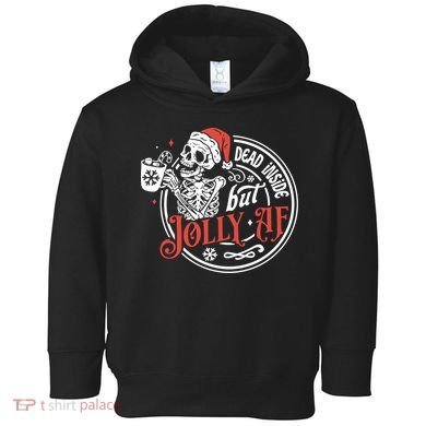 Funny Christmas Skeleton Toddler Hoodie