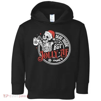 Funny Christmas Skeleton Toddler Hoodie