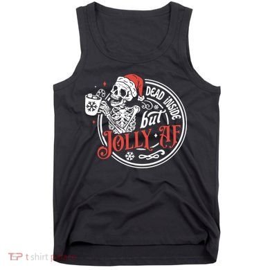 Funny Christmas Skeleton Tank Top
