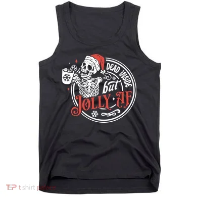 Funny Christmas Skeleton Tank Top