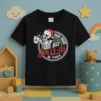 Funny Christmas Skeleton Toddler T-Shirt thumb 3