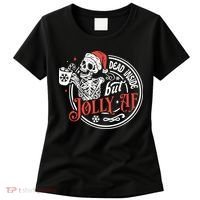 Funny Christmas Skeleton Women's T-Shirt thumb 0