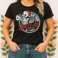 Funny Christmas Skeleton Women's T-Shirt thumb 2
