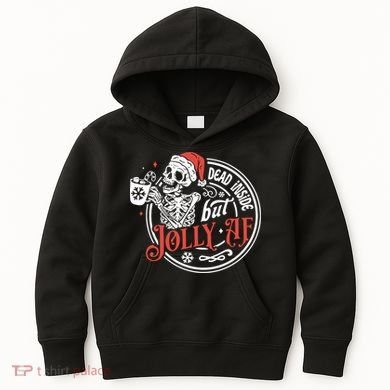 Funny Christmas Skeleton Kids Hoodie
