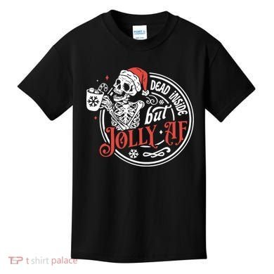 Funny Christmas Skeleton Kids T-Shirt