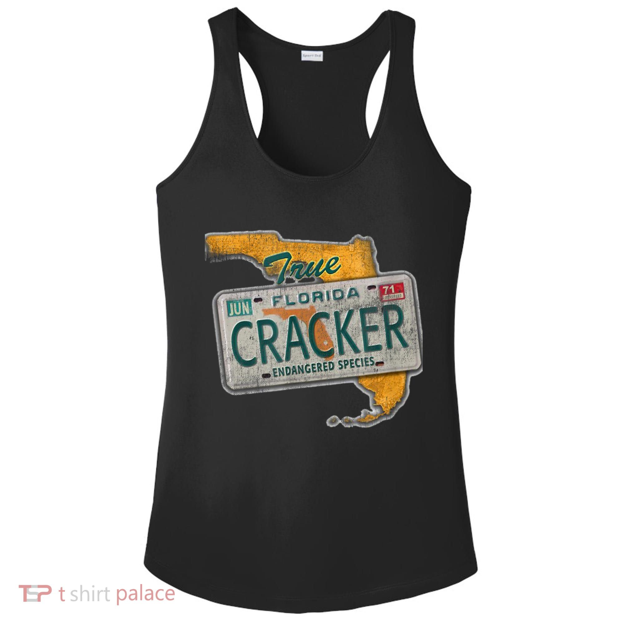 Florida Cracker Shirt Florida Strong Hurricane Ian Support Florida Ladies PosiCharge Competitor Racerback Tank