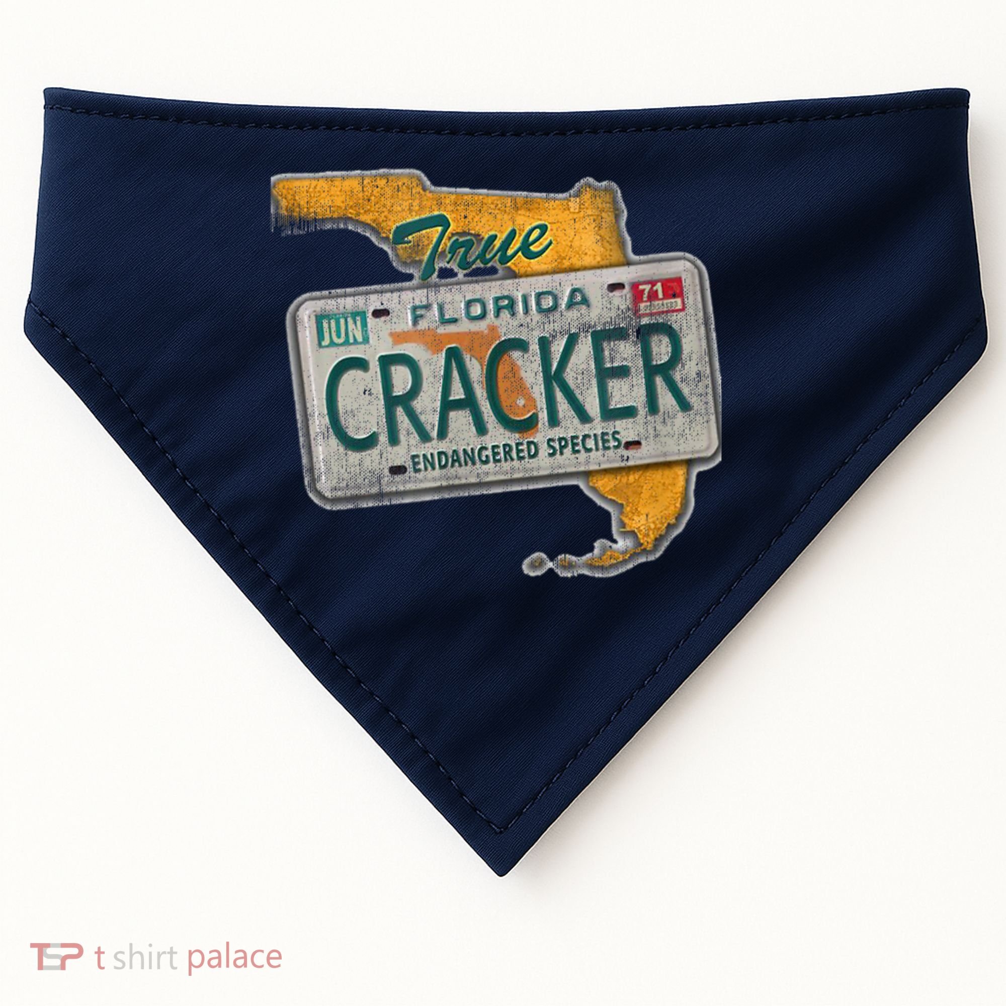 Florida Cracker Shirt Florida Strong Hurricane Ian Support Florida USA-Made Doggie Bandana