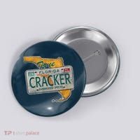 Florida Cracker Shirt Florida Strong Hurricane Ian Support Florida Button thumb 0