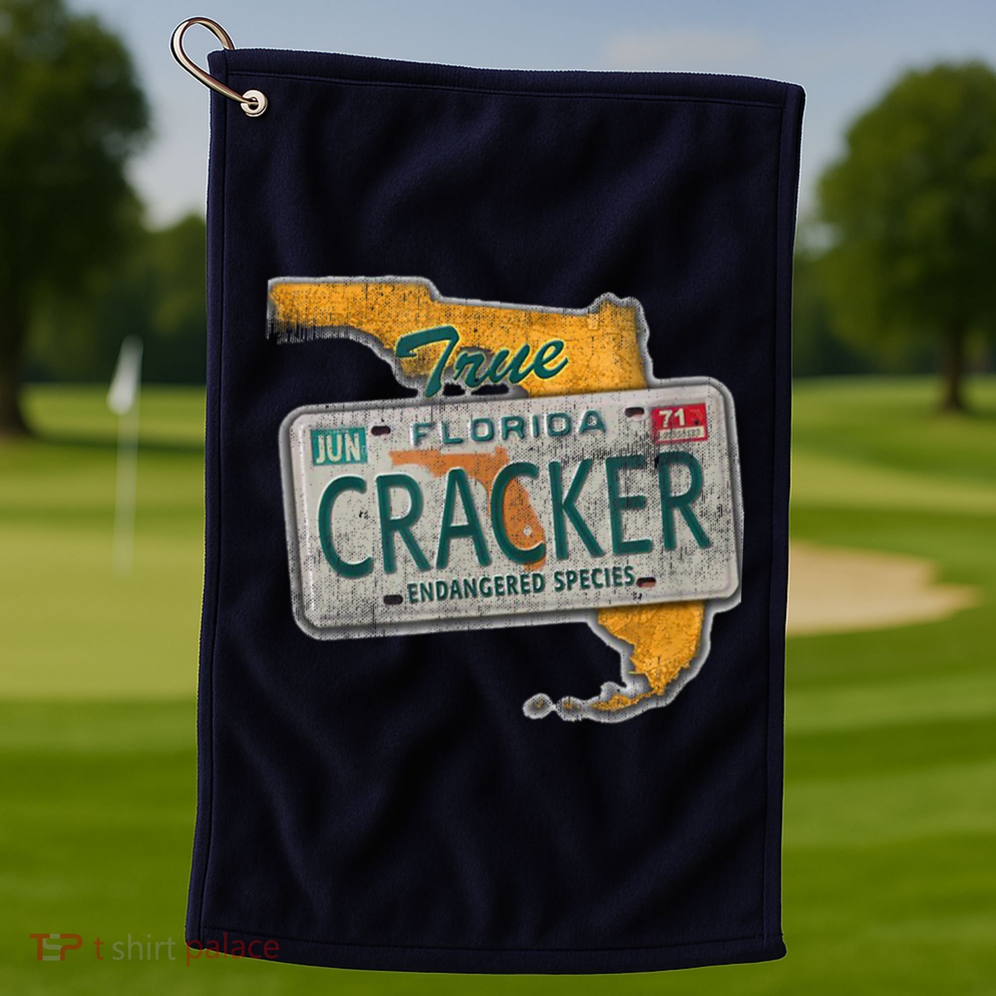 Florida Cracker Shirt Florida Strong Hurricane Ian Support Florida Golf Towel