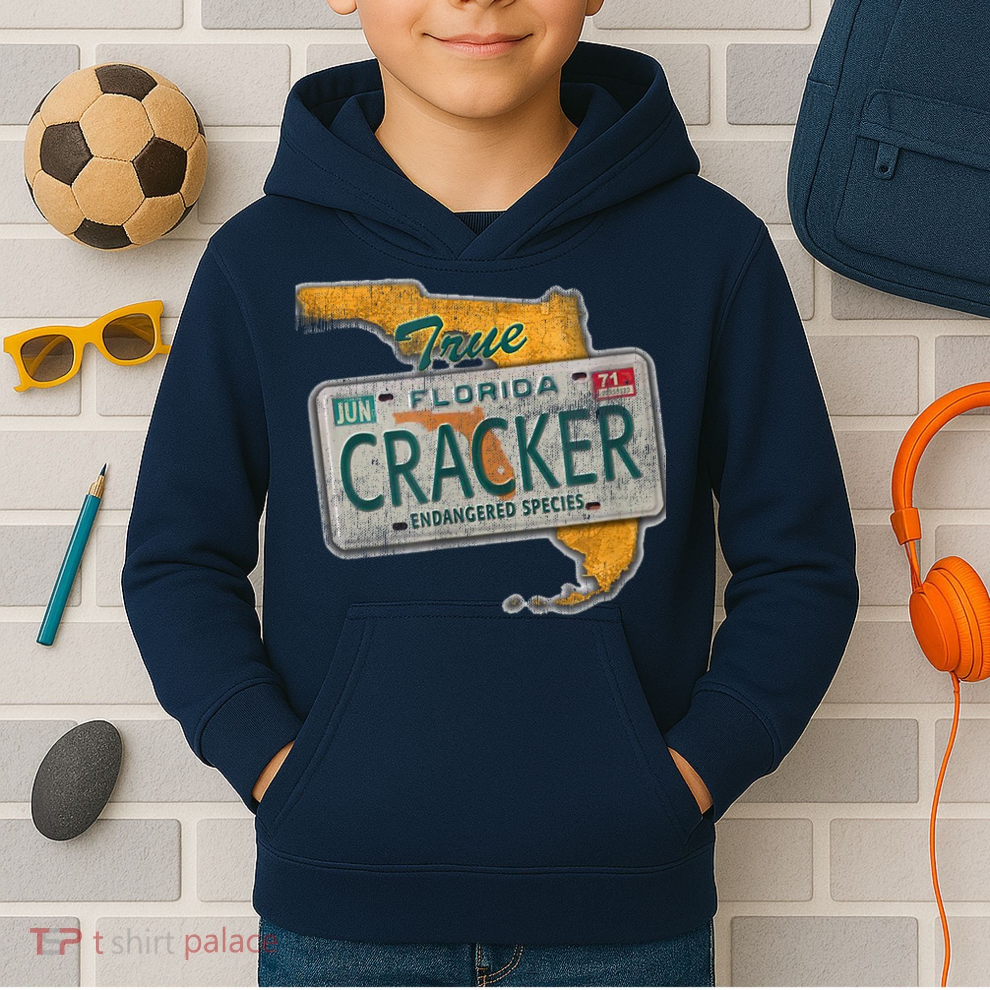 Florida Cracker Shirt Florida Strong Hurricane Ian Support Florida Kids Hoodie