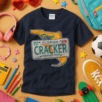 Florida Cracker Shirt Florida Strong Hurricane Ian Support Florida Kids T-Shirt thumb 3