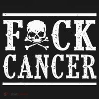 Fuck Cancer Skull and Crossbones Skeleton Breast Cancer Apron thumb 3