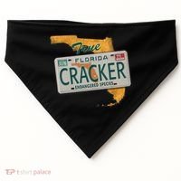Florida Cracker Shirt Florida Strong Hurricane Ian Support Florida USA-Made Doggie Bandana thumb 0