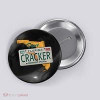 Florida Cracker Shirt Florida Strong Hurricane Ian Support Florida Button thumb 0