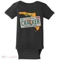 Florida Cracker Shirt Florida Strong Hurricane Ian Support Florida Baby Bodysuit thumb 0