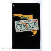Florida Cracker Shirt Florida Strong Hurricane Ian Support Florida Golf Towel thumb 0