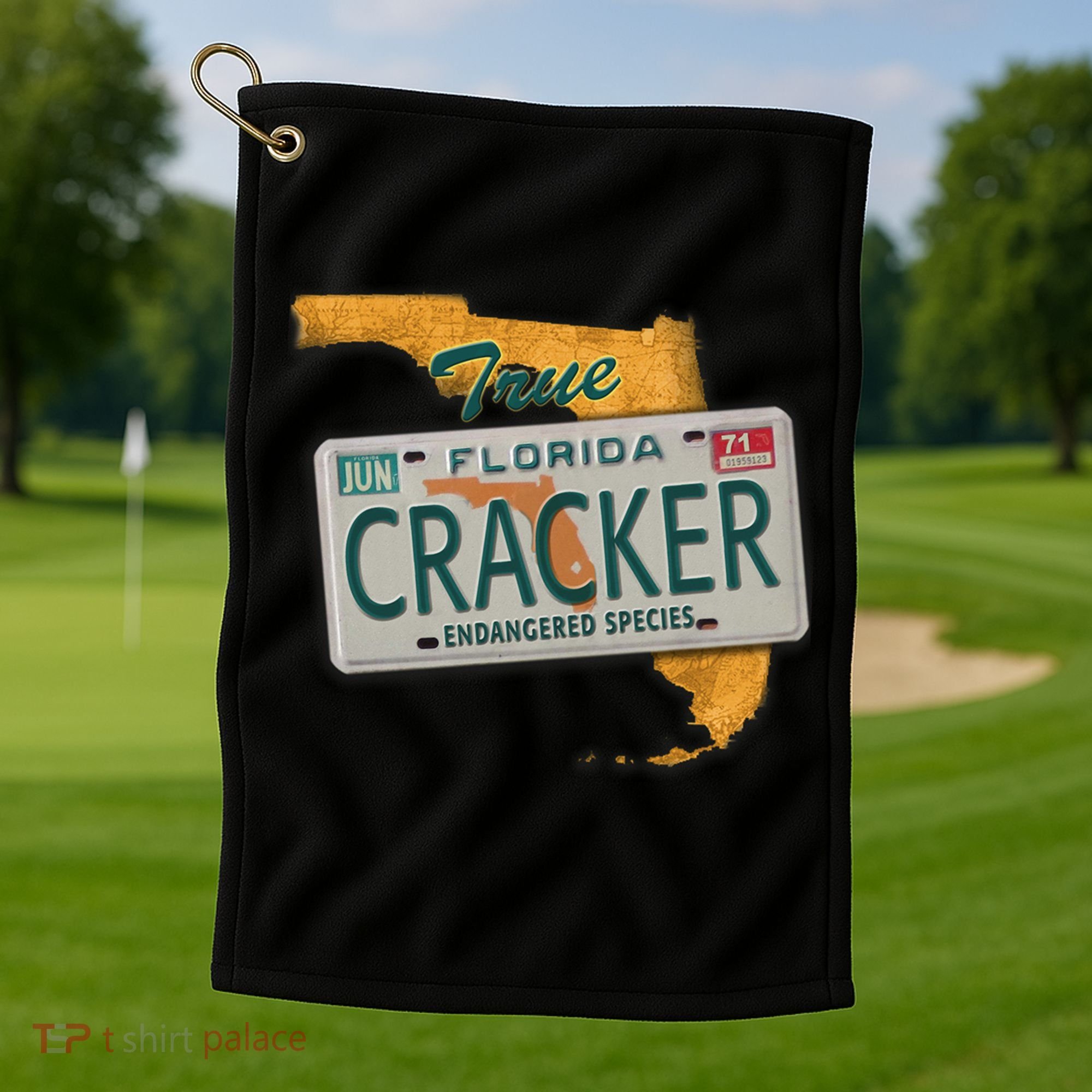 Florida Cracker Shirt Florida Strong Hurricane Ian Support Florida Golf Towel