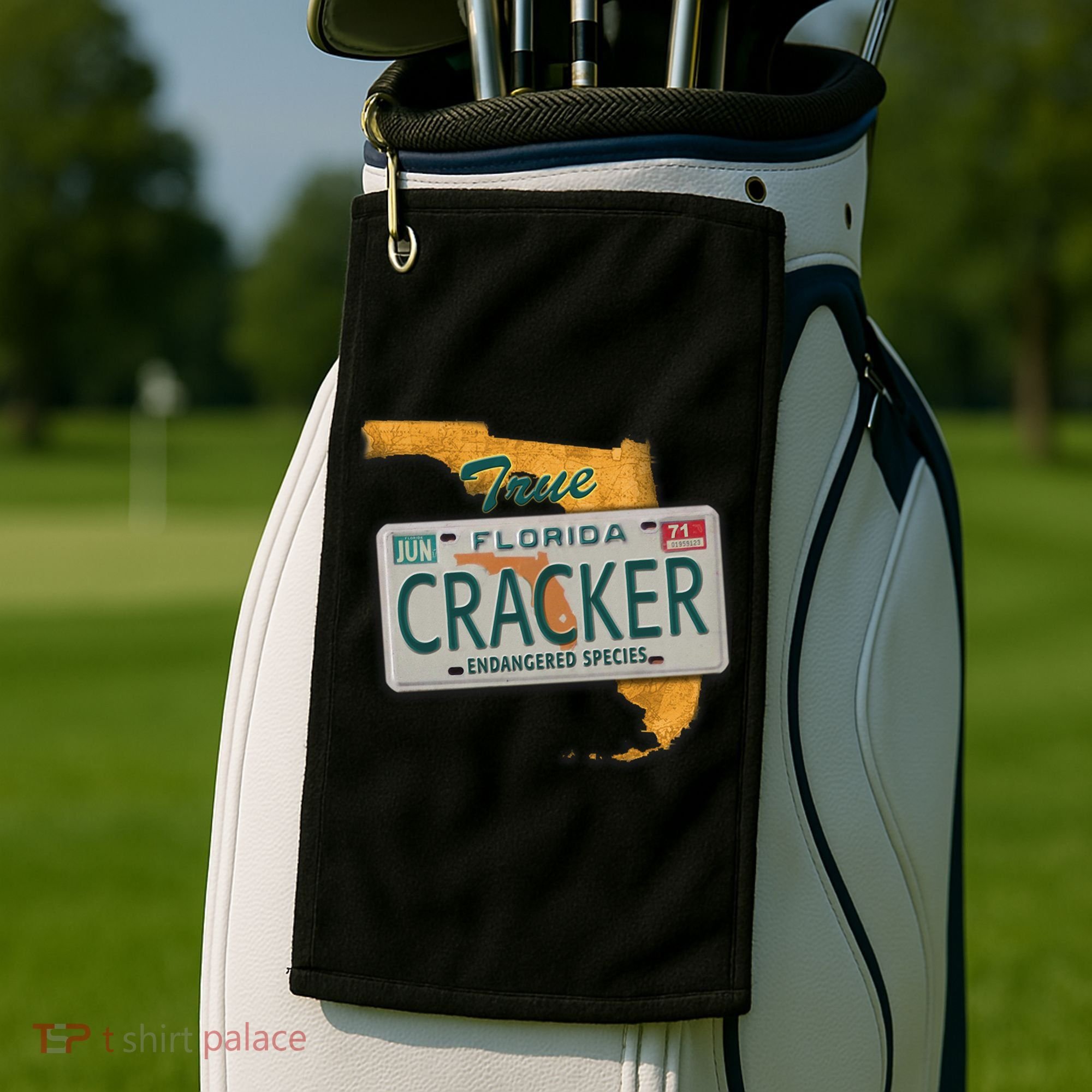 Florida Cracker Shirt Florida Strong Hurricane Ian Support Florida Golf Towel